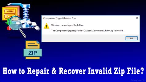 how to fix invalid zip file